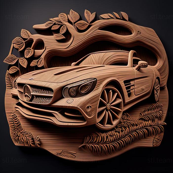 3D model Mercedes Benz SL (STL)